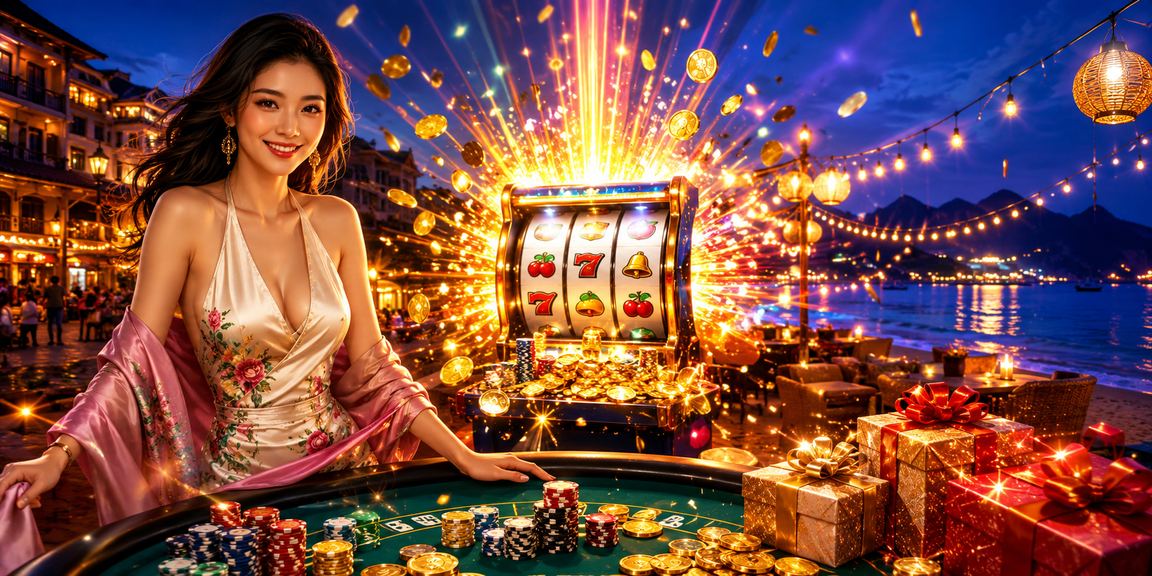 Người chơi slot game tại bờ biển Sapa – giao diện slots trên điện thoại
