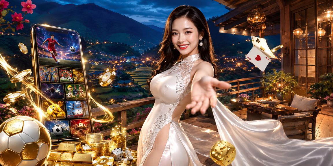 Người phụ nữ mặc áo dài xem kết quả cá cược thể thao tại Sapa
